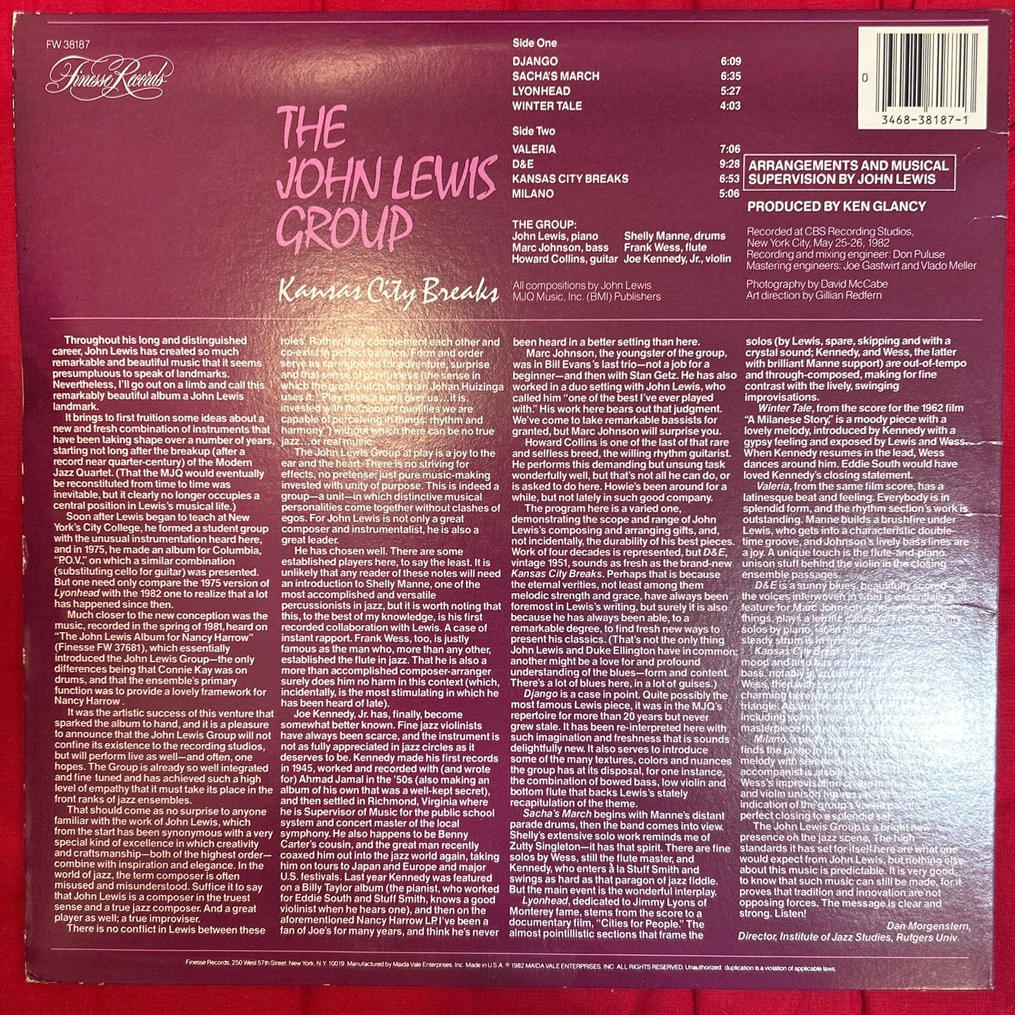 LP The John Lewis Group – Kansas City Breaks 2ª Mano - DISCOS NAKASHA