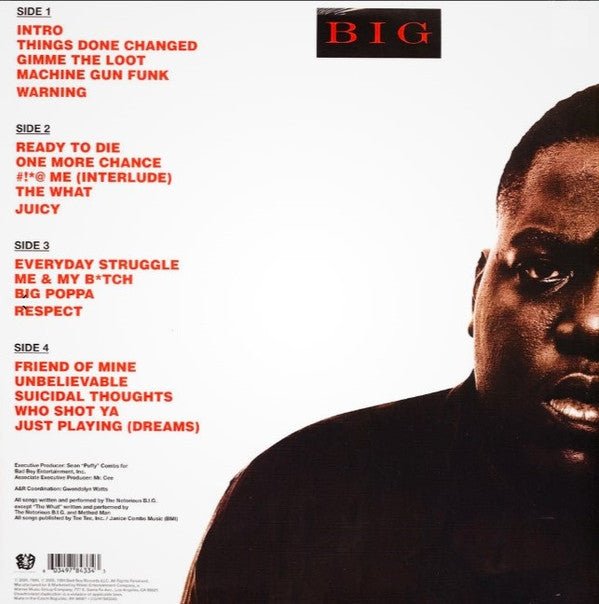LP The Notorious BIG – Ready To Die Nuevo precintado - DISCOS NAKASHA