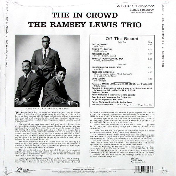 LP The Ramsey Lewis Trio – The In Crowd Nuevo precintado - DISCOS NAKASHA