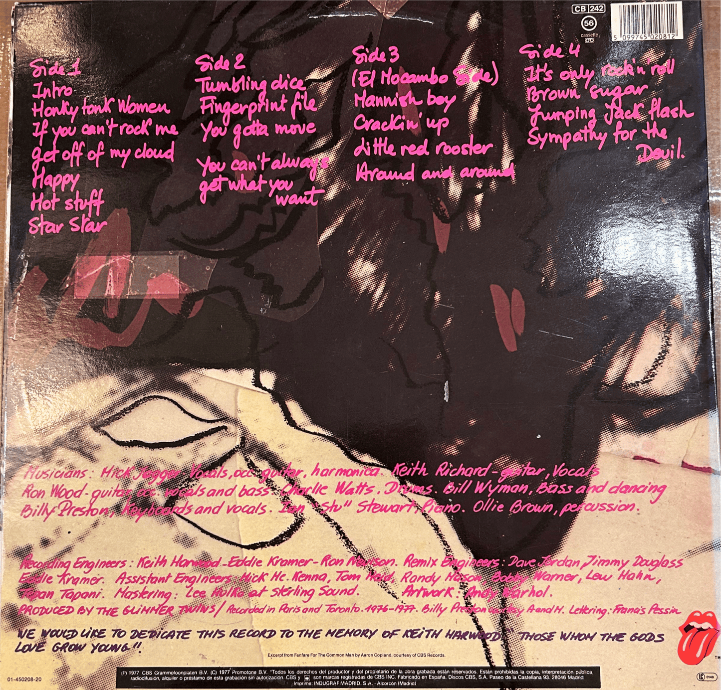 LP The Rolling Stones – Love You Live 2ª mano - DISCOS NAKASHA