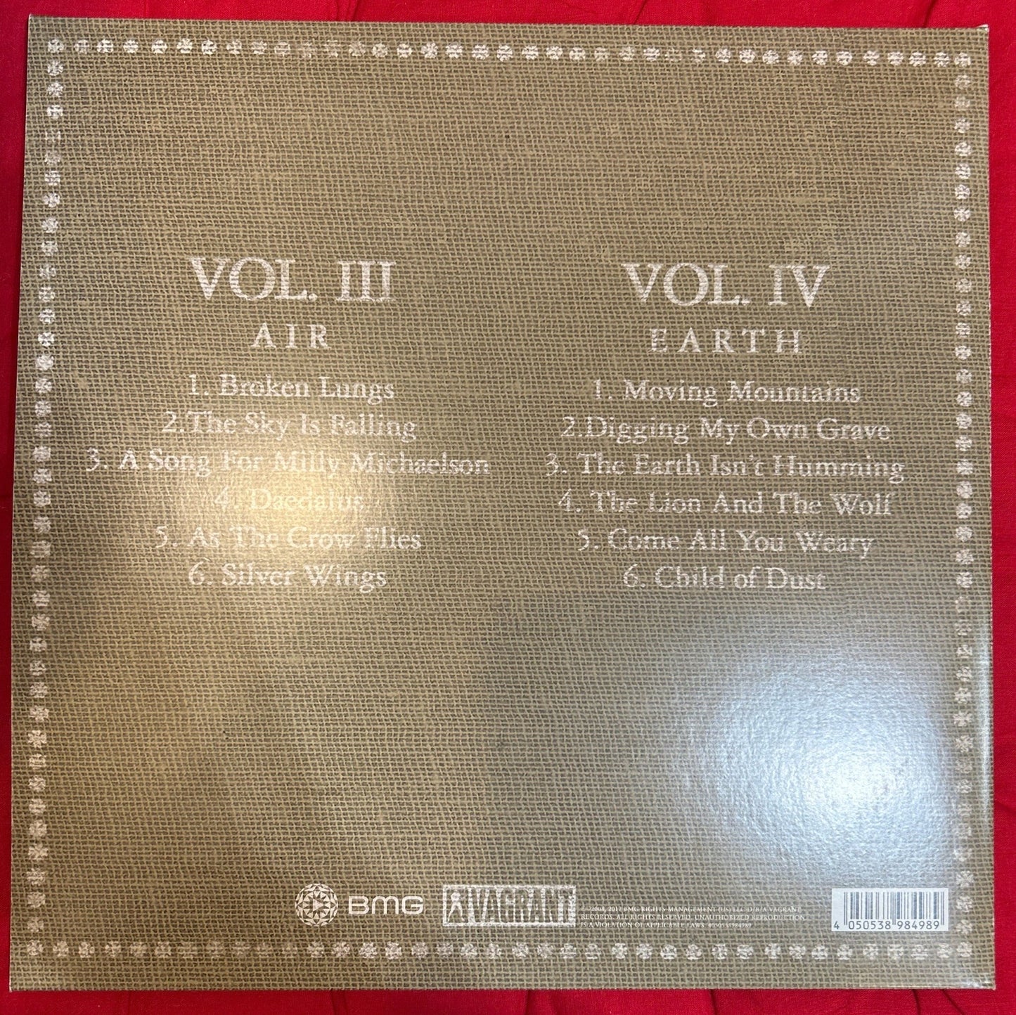 LP Thrice – The Alchemy Index Vols. III ● IV (Air & Earth) 2ª Mano - DISCOS NAKASHA