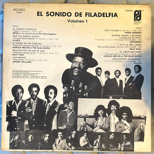 LP V/A – El Sonido De Filadelfia Vol. 1 2ª Mano - DISCOS NAKASHA