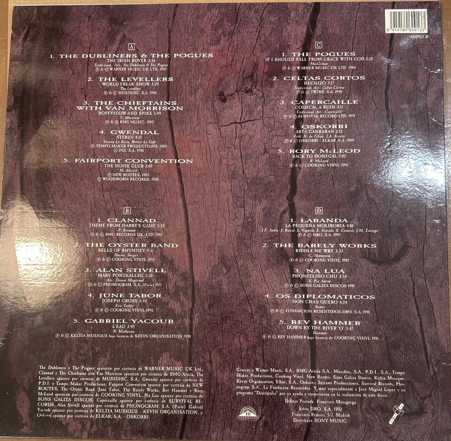LP V/A – Gaitas, Violines Y Otras Hierbas - Una Recopilación De Música Celta Y Derivados 2ª Mano - DISCOS NAKASHA