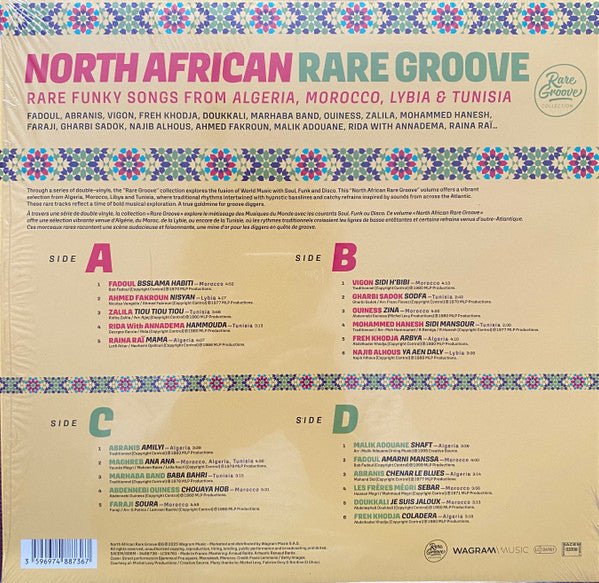 LP V/A - North African Rare Groove (Rare Funky Songs From Algeria, Moroco, Lybia & Tunisia) Nuevo precintado - DISCOS NAKASHA