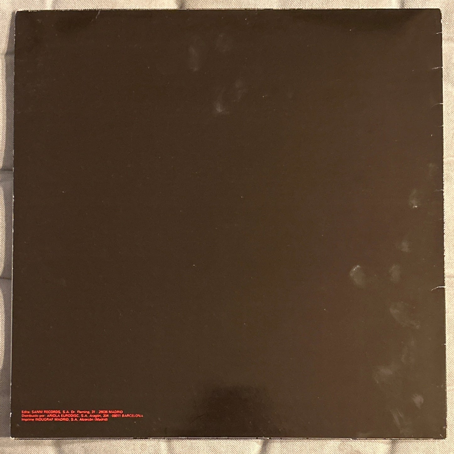 LP V/A – Sannido Discoteca 2ª Mano - DISCOS NAKASHA