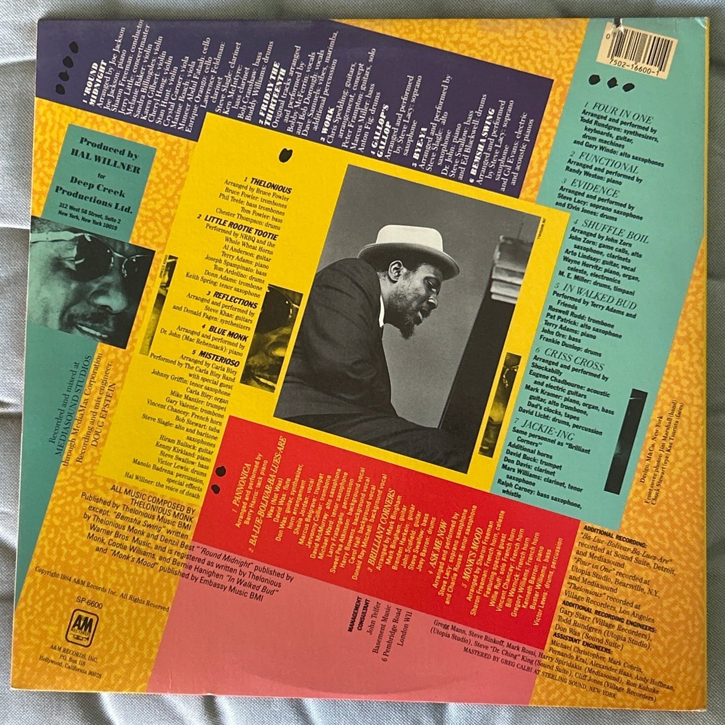 LP V/A - That's The Way I Feel Now - A Tribute To Thelonious Monk 2ª Mano - DISCOS NAKASHA