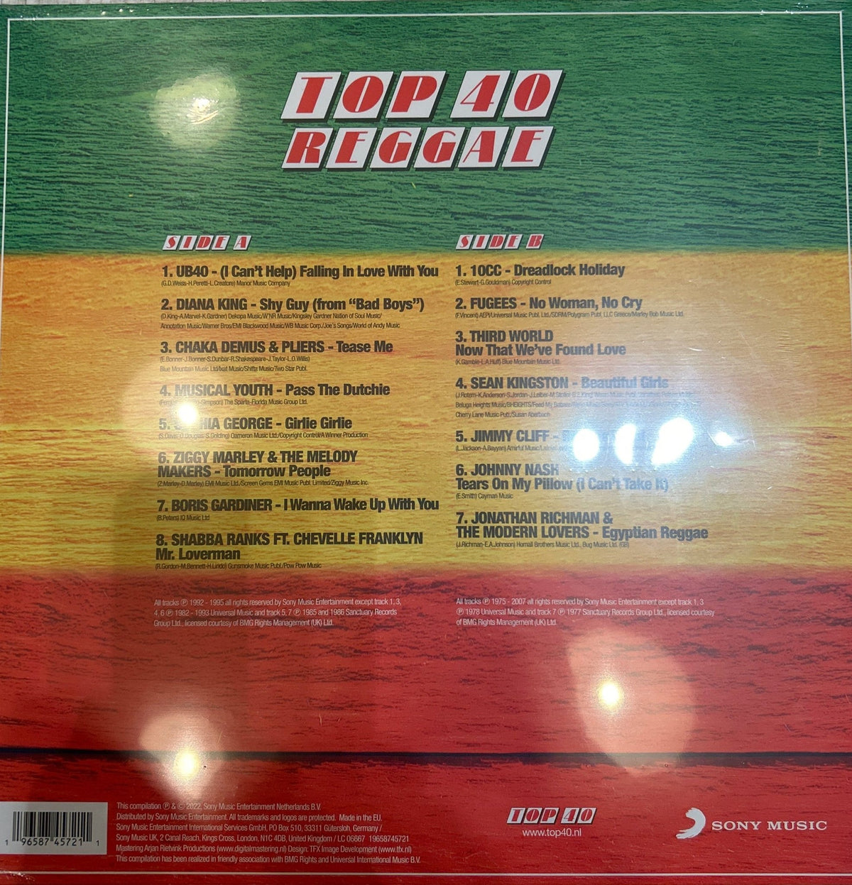 LP V/A - Top 40 Reggae Nuevo precintado - DISCOS NAKASHA