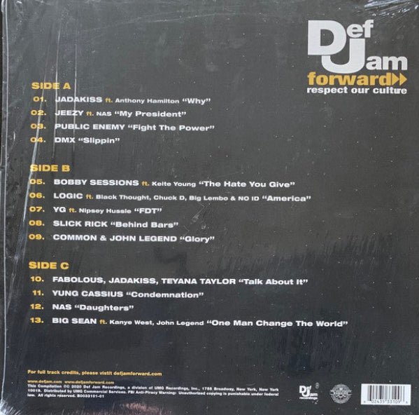 LP V/A – Various – Def Jam Forward: Respect Our Culture Nuevo precintado - DISCOS NAKASHA