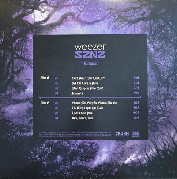 LP Weezer – SZNZ Autumn Nuevo precintado - DISCOS NAKASHA