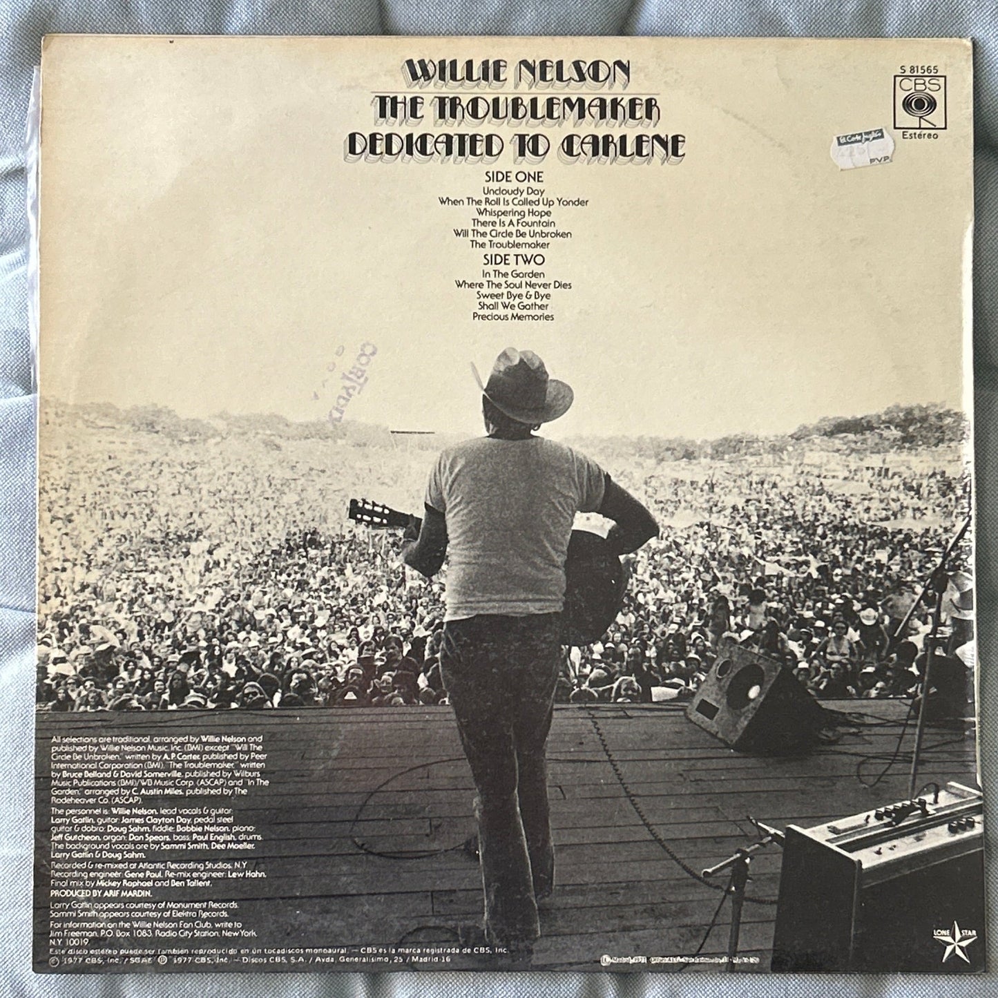 LP Willie Nelson – The Troublemaker 2ª Mano - DISCOS NAKASHA