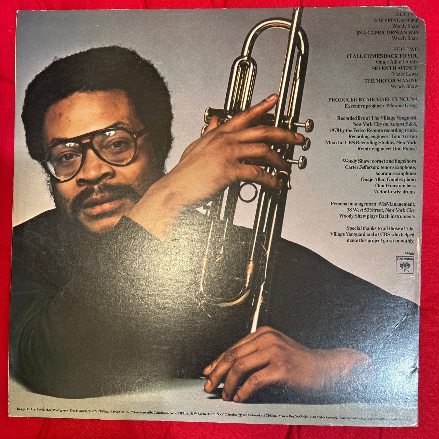 LP Woody Shaw – Stepping Stones - Live At The Village Vanguard Ed. USA 2ª Mano - DISCOS NAKASHA