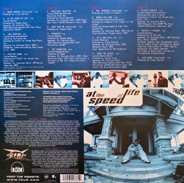 LP Xzibit – At The Speed Of Life Nuevo precintado - DISCOS NAKASHA