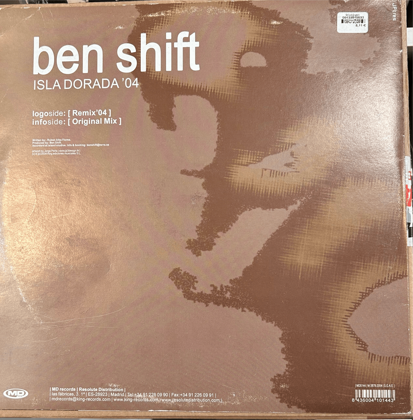 Maxisingle Ben Shift – Isla Dorada 2ª Mano - DISCOS NAKASHA