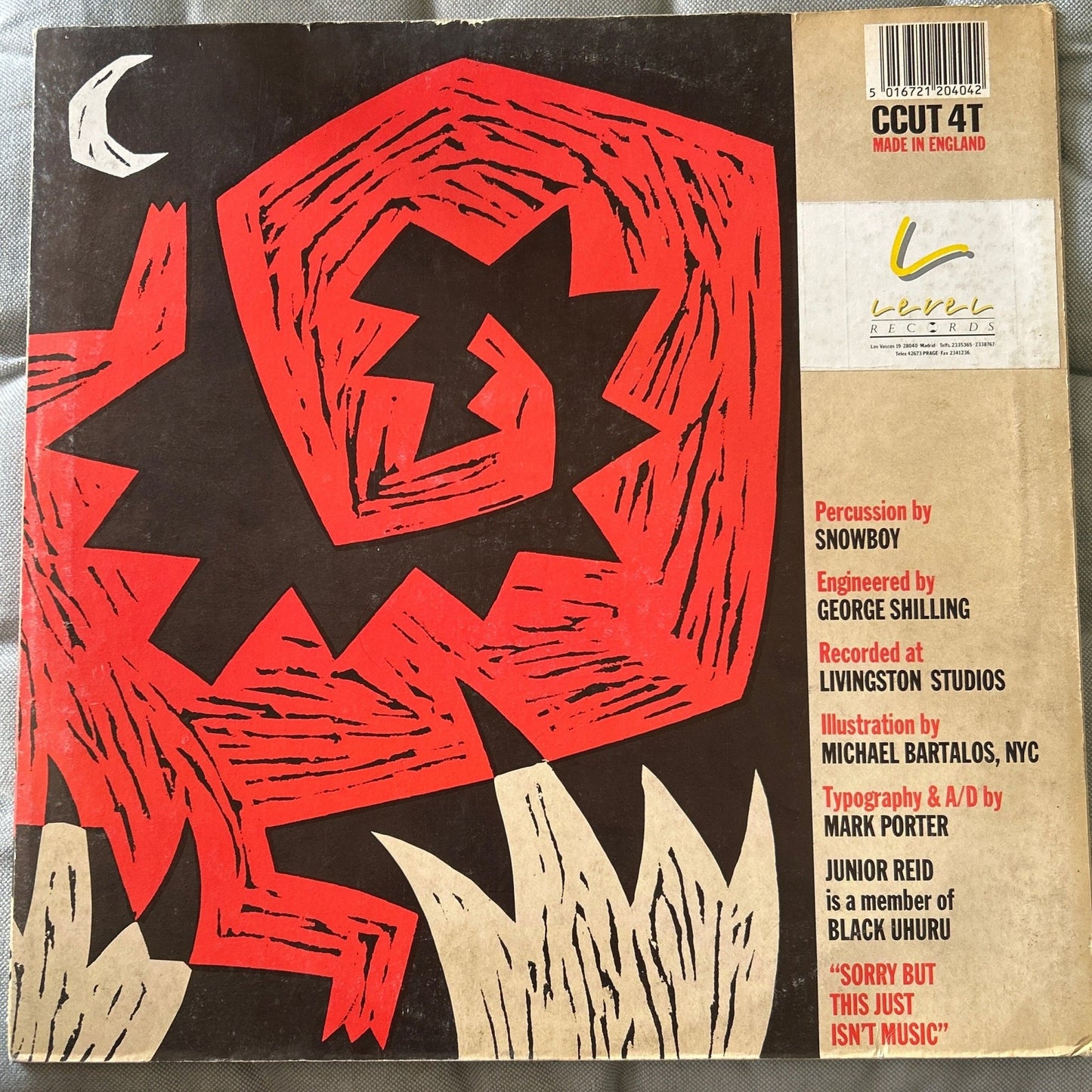MAXISINGLE Coldcut Featuring Junior Reid And The Ahead Of Our Time Orchestra* – Stop This Crazy Thing 2ª Mano - DISCOS NAKASHA