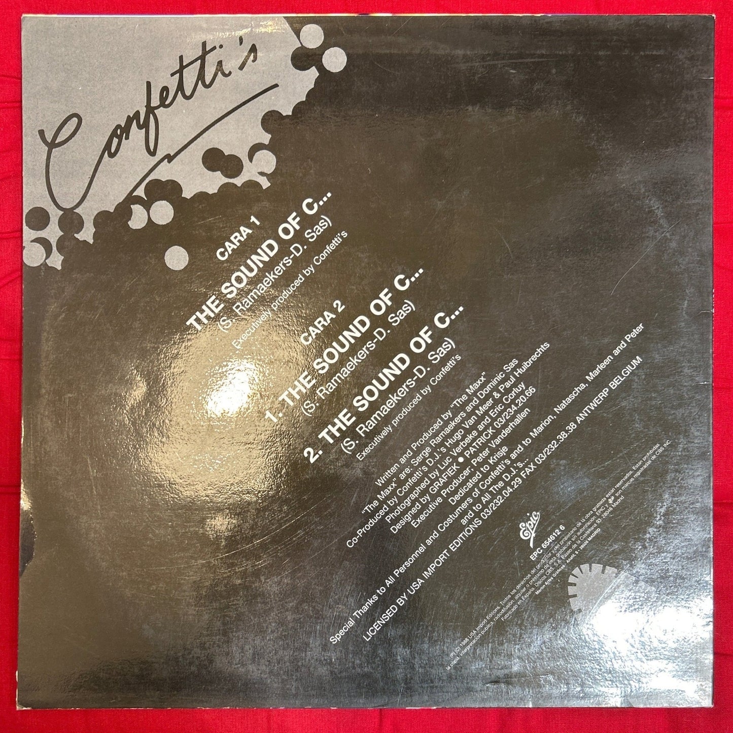 MAXISINGLE Confetti's – The Sound Of C... 2ª Mano (Producto exclusivo recogida en tienda) - DISCOS NAKASHA
