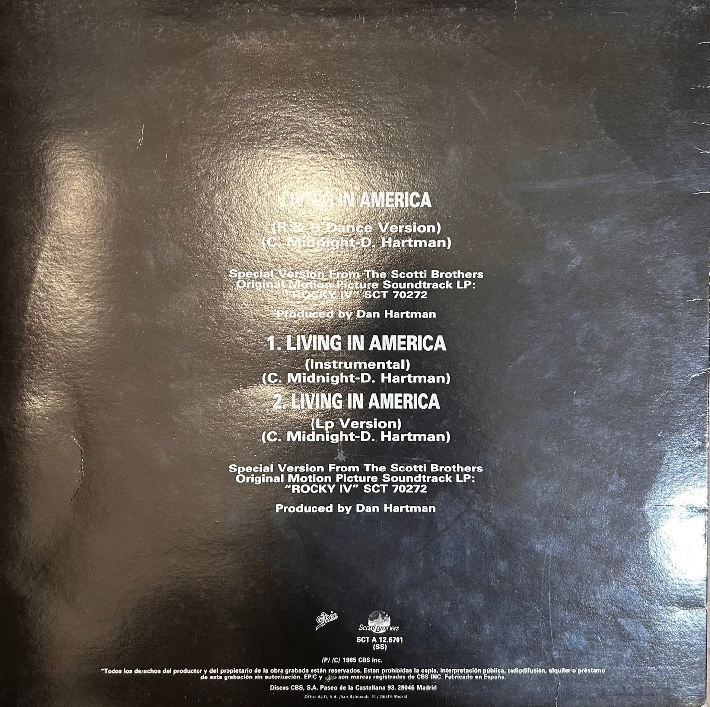 MAXISINGLE James Brown – Living In America 2ª Mano (Producto exclusivo recogida en tienda) - DISCOS NAKASHA