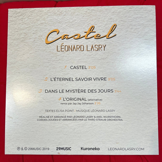 MAXISINGLE Leonard Lasry – Castel 2ª Mano - DISCOS NAKASHA