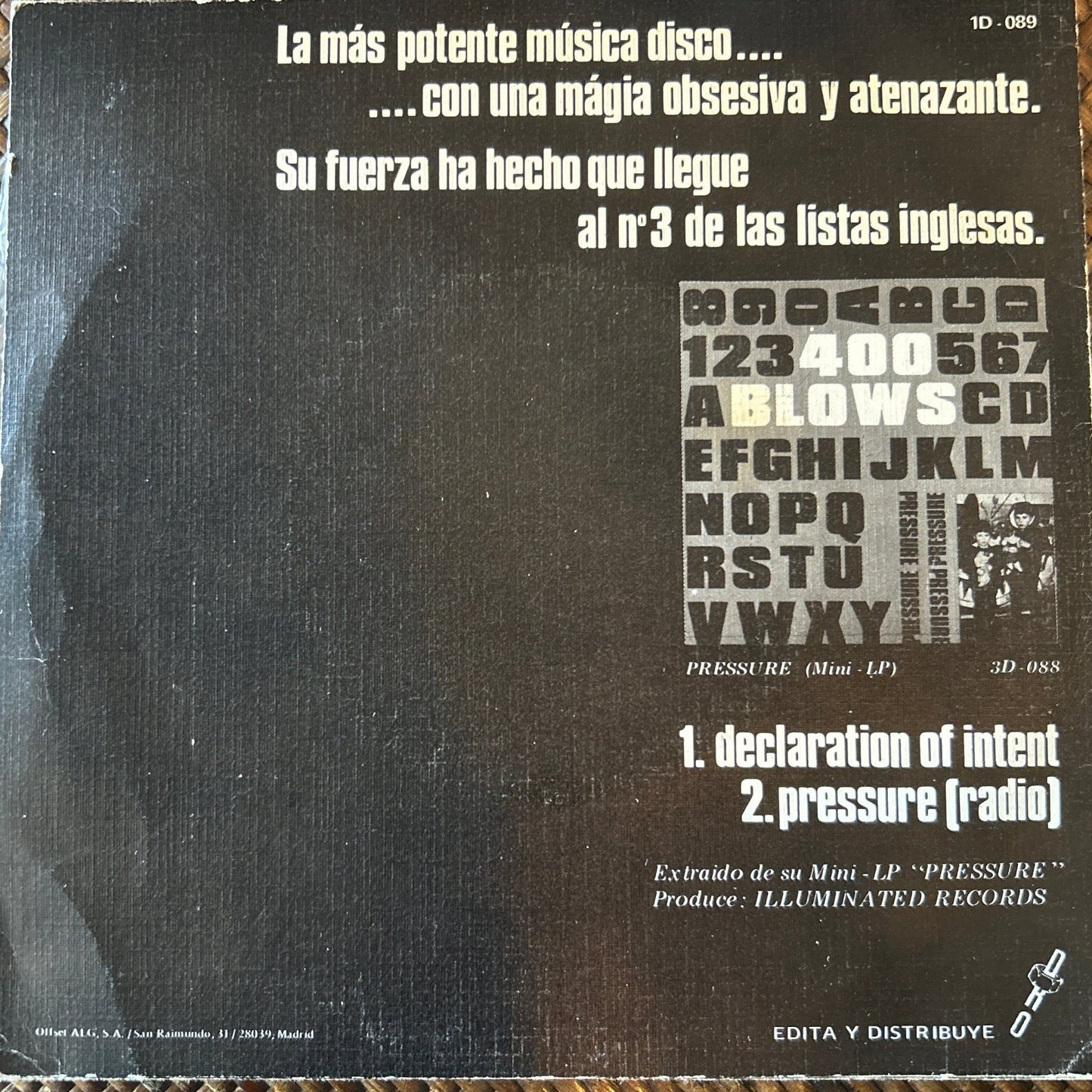 SINGLE 400 Blows – Declaration Of Inten 2ª Mano (Producto exclusivo recogida en tienda) - DISCOS NAKASHA