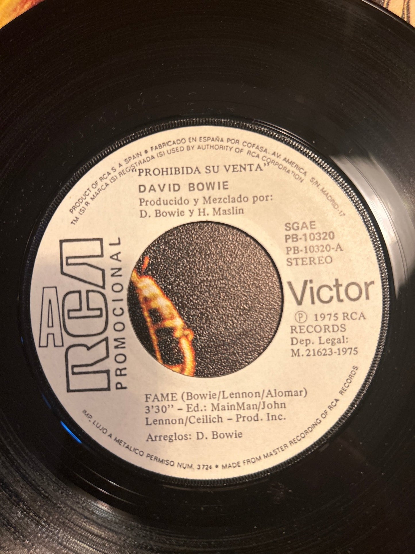 SINGLE David Bowie – Fame 2ª Mano - DISCOS NAKASHA