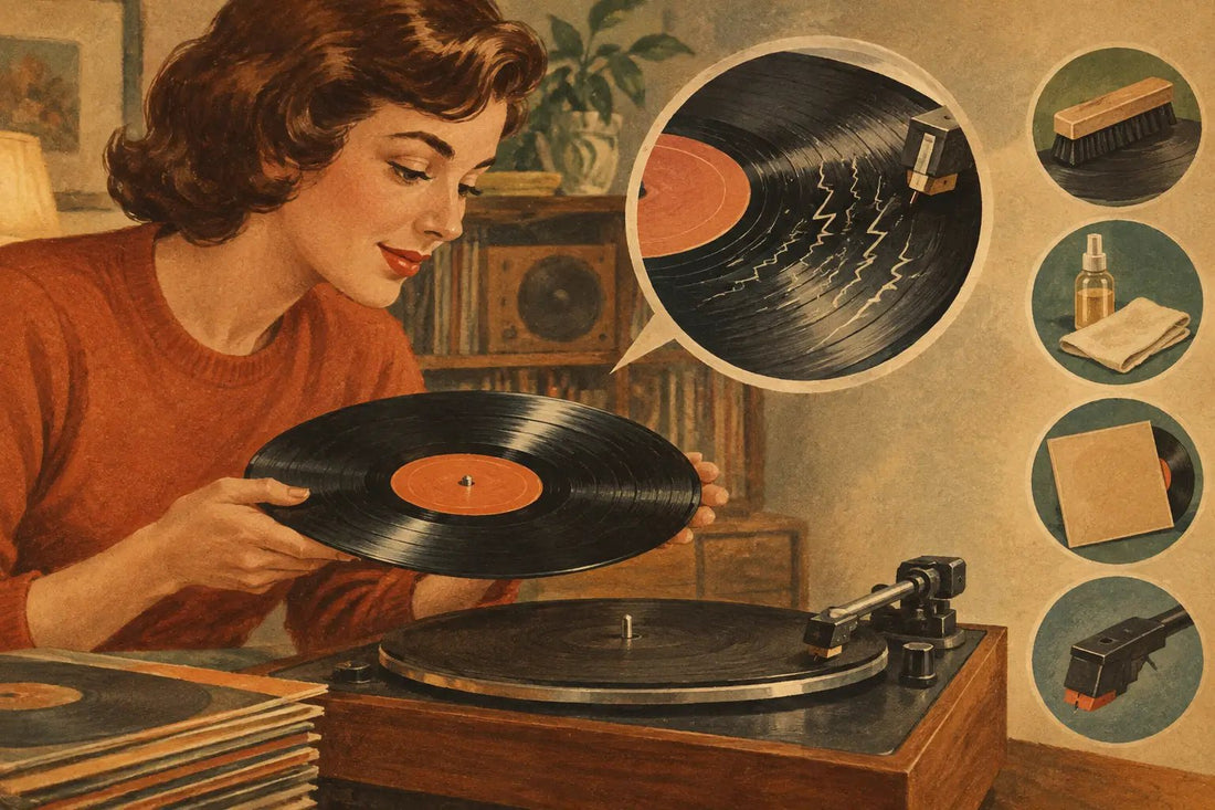 Por qué crujen los vinilos y cómo evitarlo - DISCOS NAKASHA