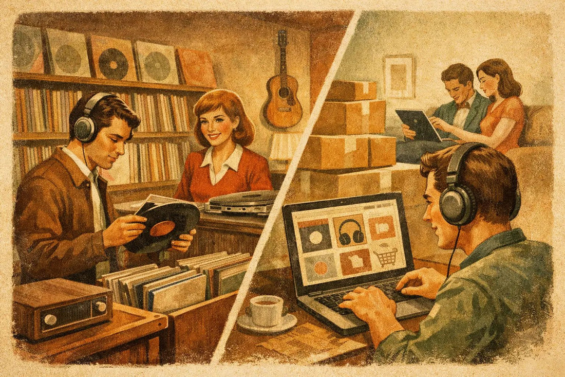 Tienda especializada vs marketplace al comprar música - DISCOS NAKASHA