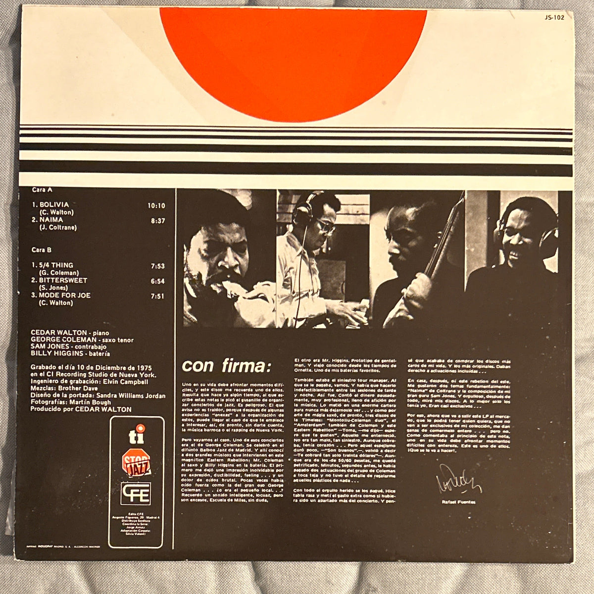 LP George Coleman • Cedar Walton • Sam Jones • Billy Higgins ‎– Eastern Rebellion 2ª Mano