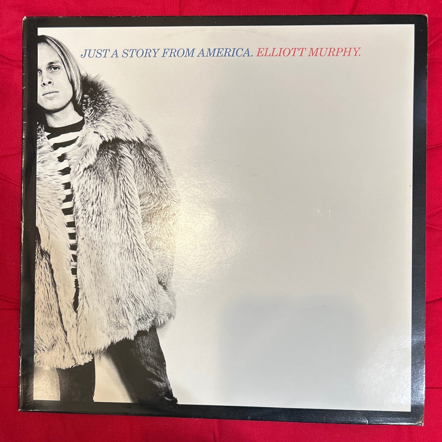 LP Elliott Murphy ‎– Just A Story From America 2ª mano
