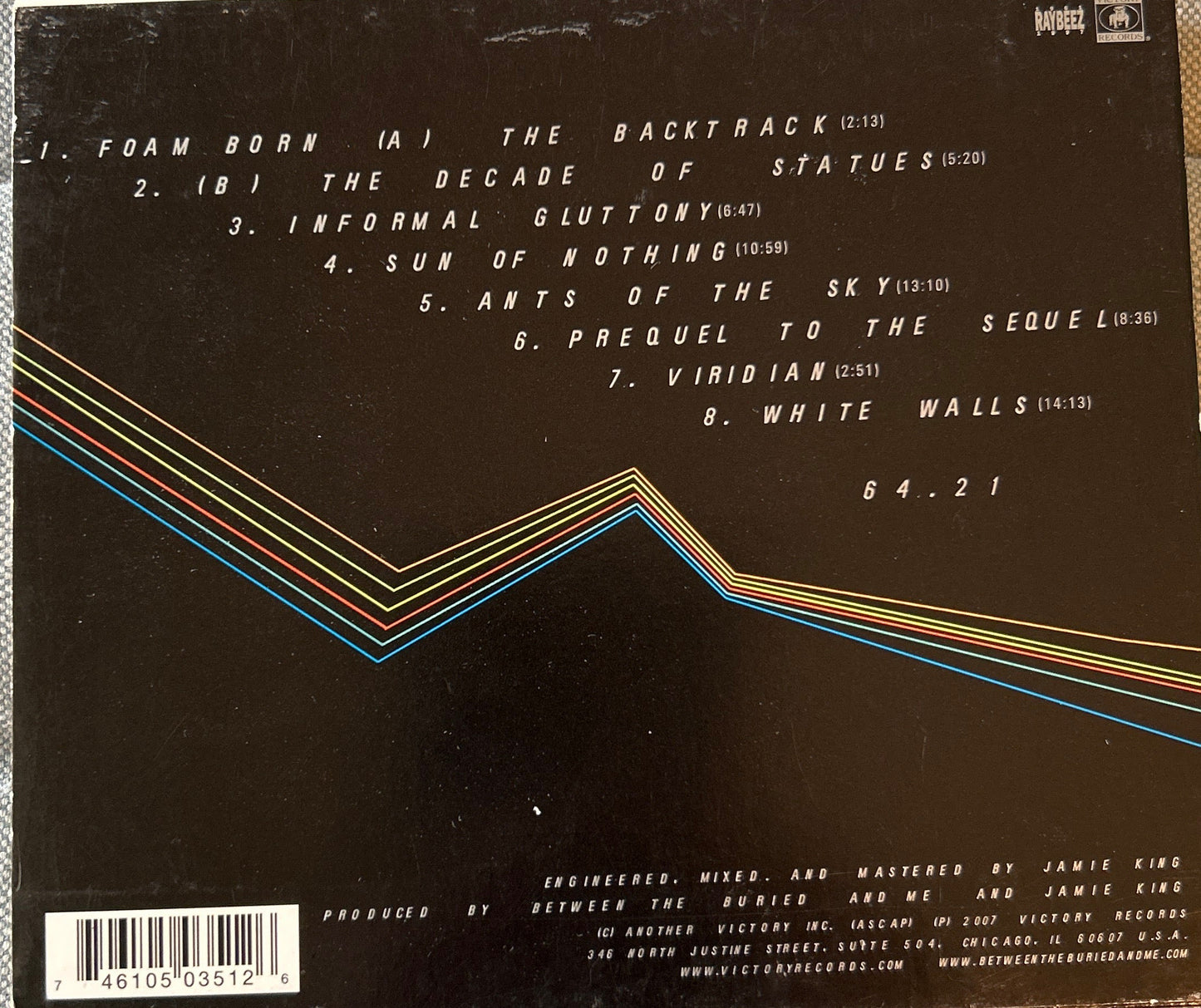 CD Between The Buried And Me ‎– Colors Ed. Americana 2ª Mano