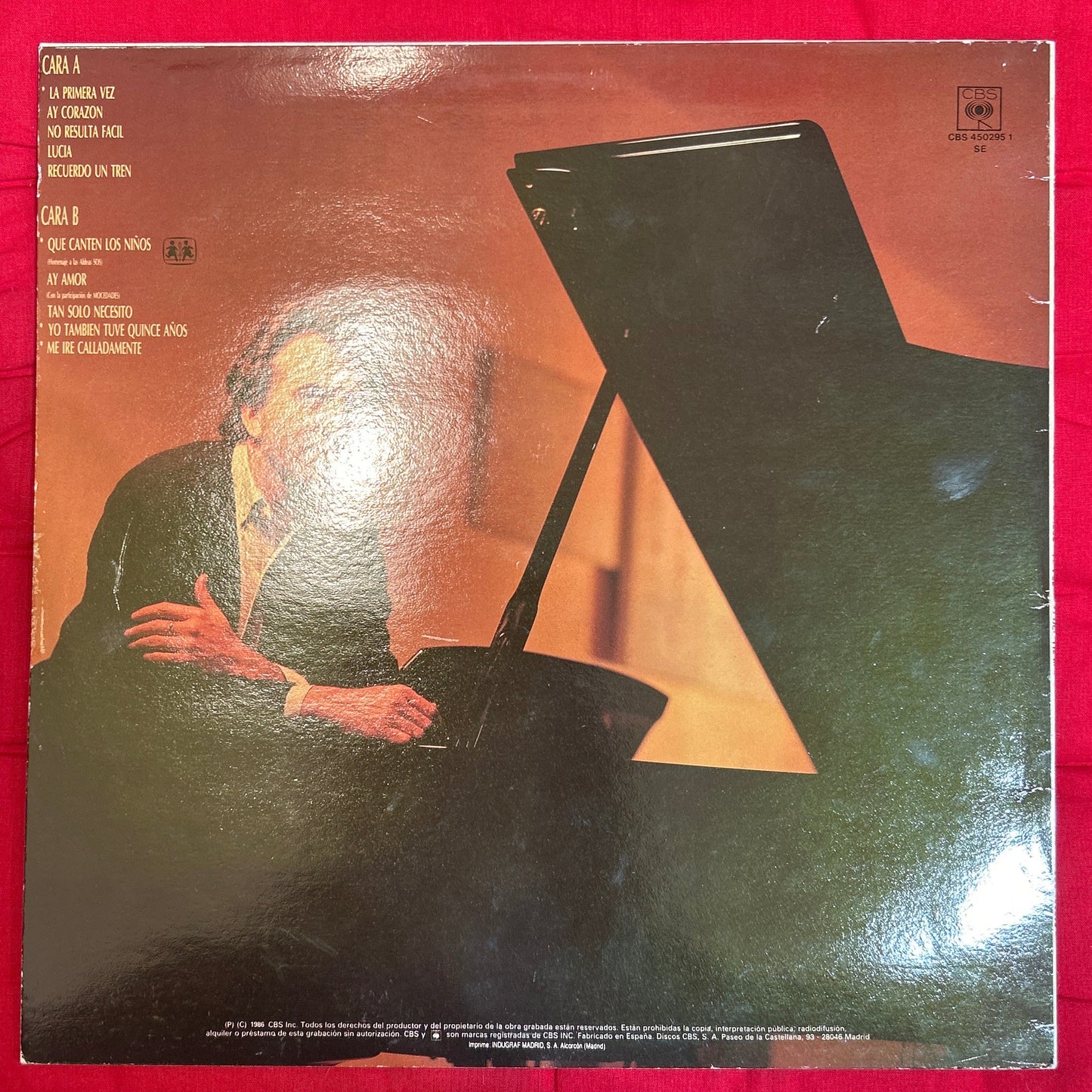 LP Jose Luis Perales ‎– Con El Paso Del Tiempo 2ª Mano (Producto exclusivo recogida en tienda)