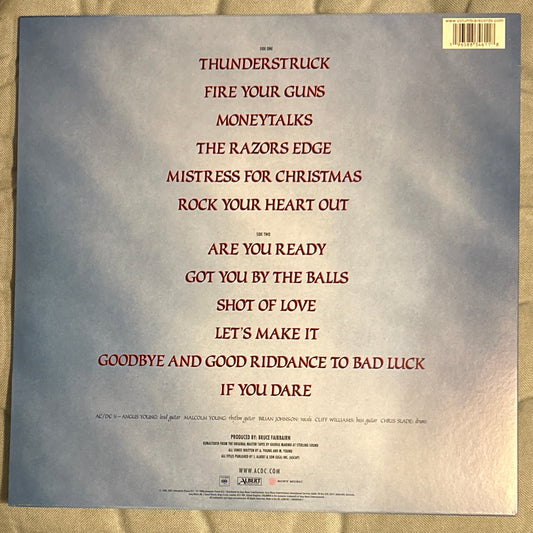 LP AC/DC ‎– The Razors Edge 2ª mano