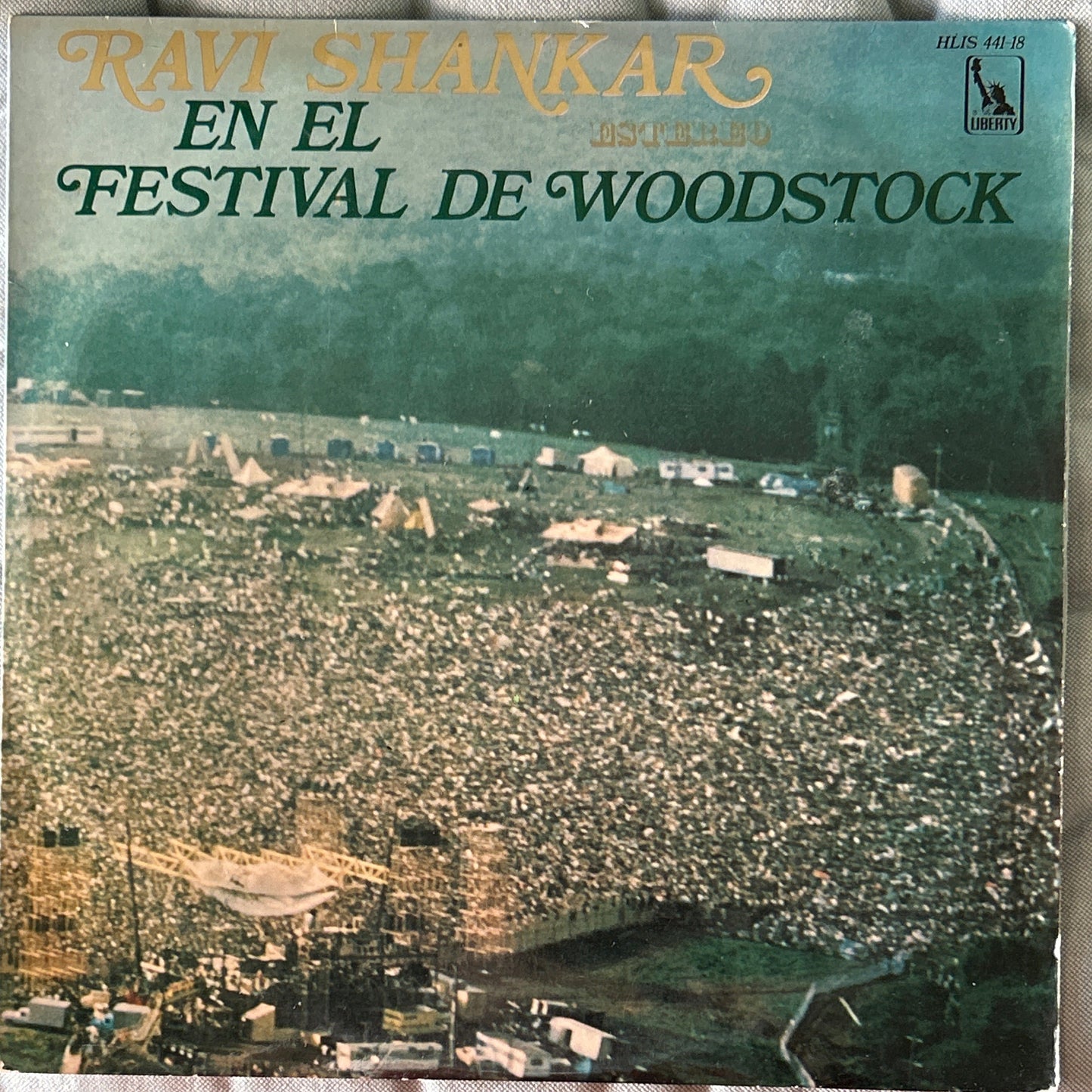 LP Ravi Shankar ‎– En El Festival De Woodstock 2ª Mano