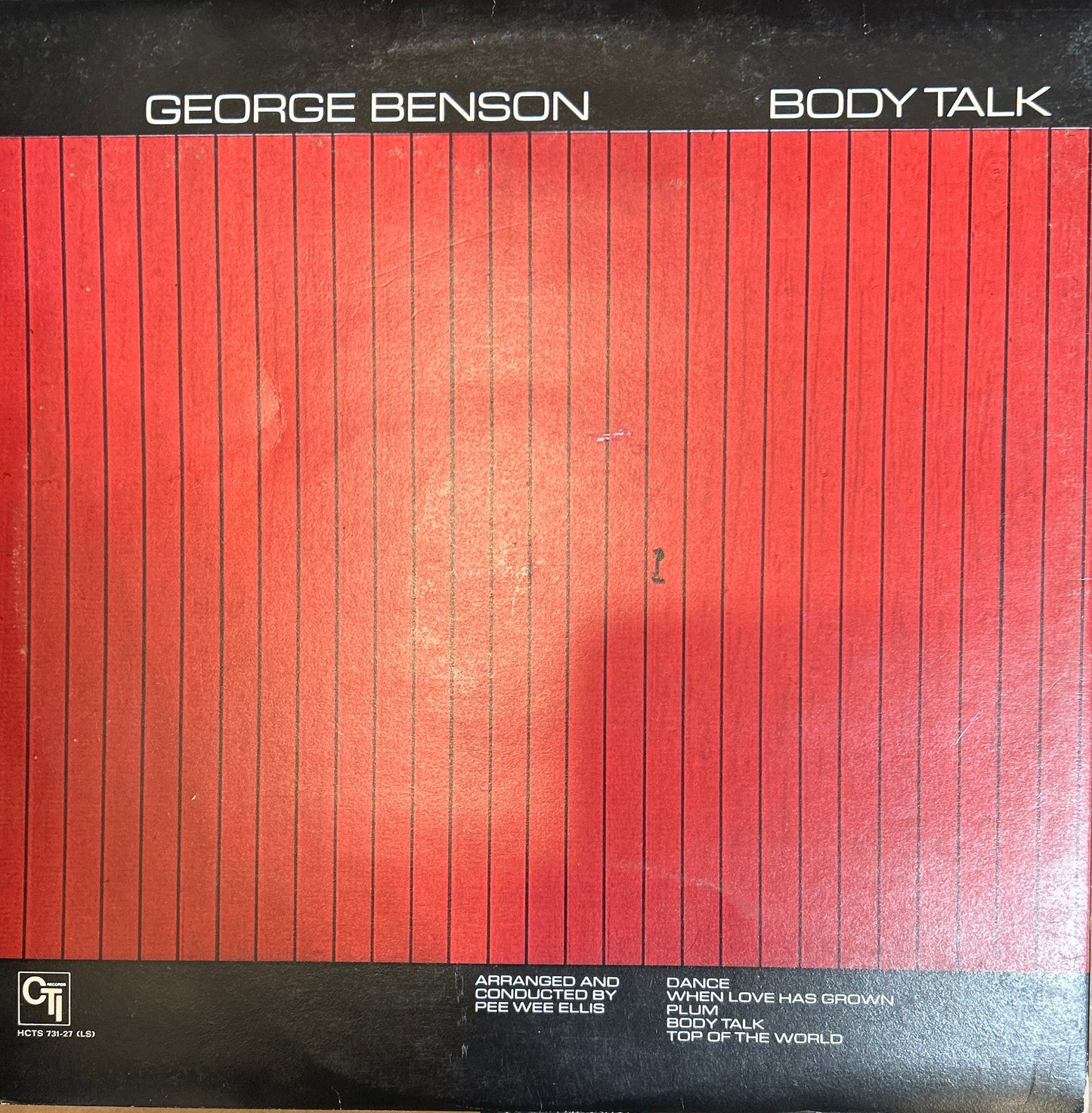 LP George Benson ‎– Body Talk 2ª Mano