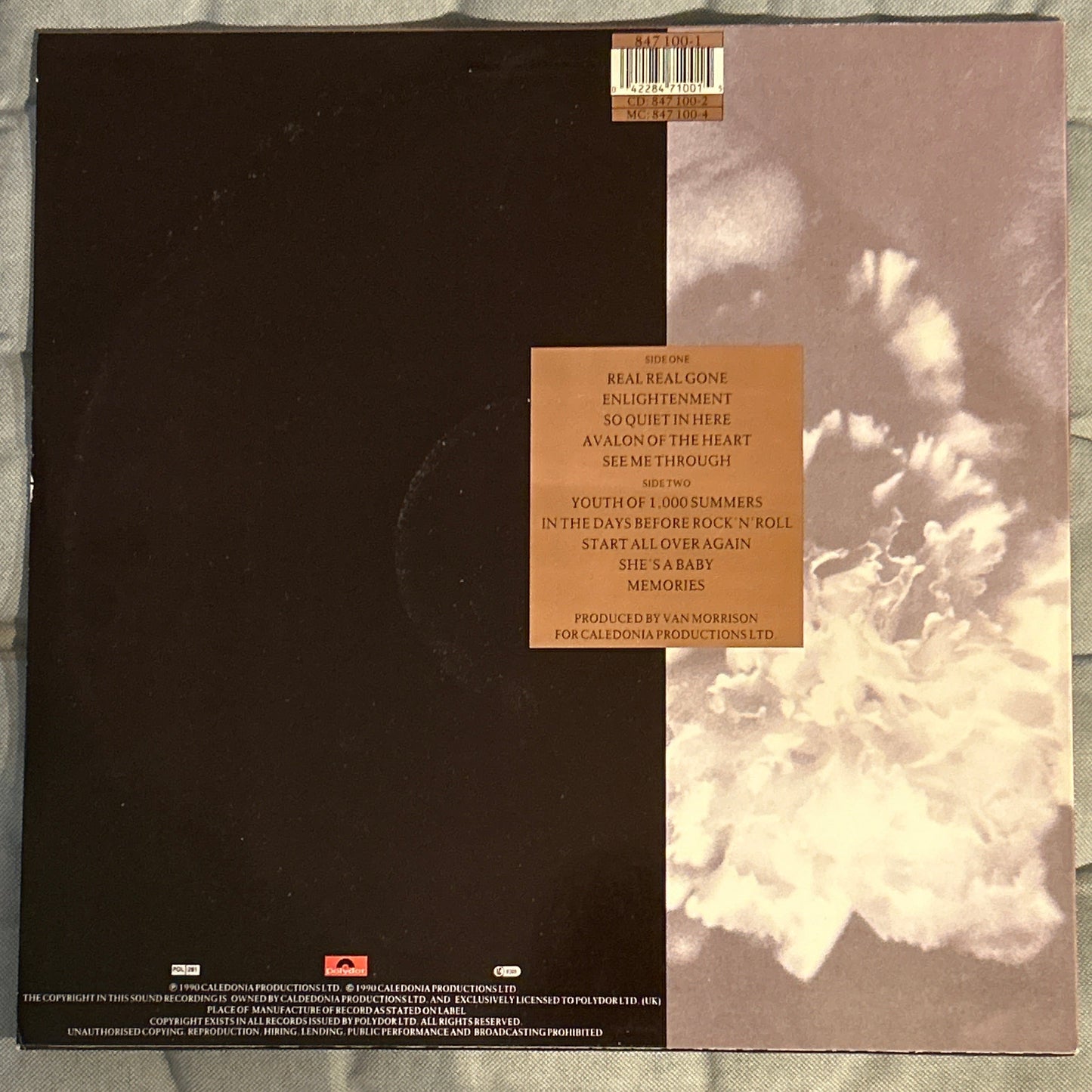LP Van Morrison ‎– Enlightenment 2ª Mano