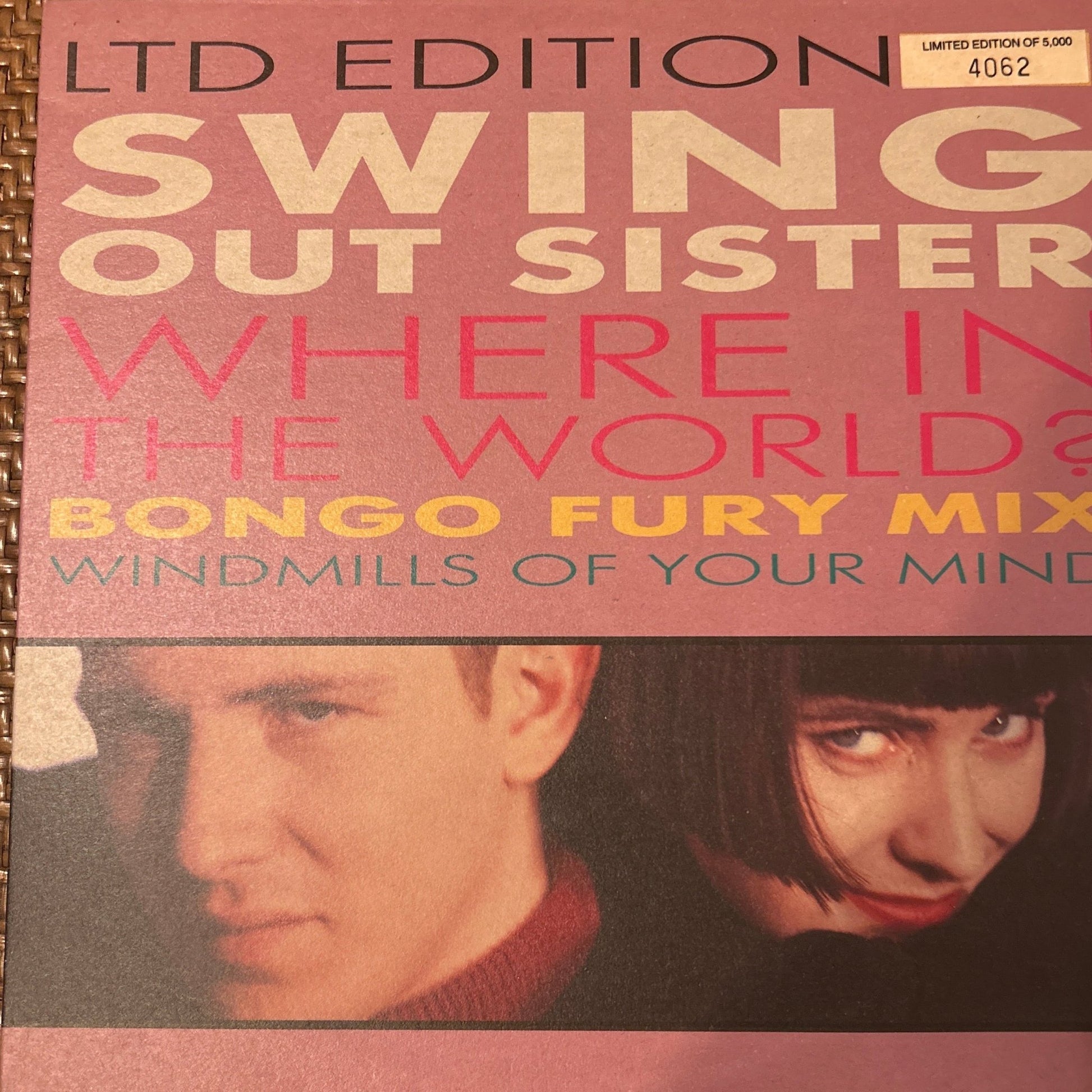 10" Swing Out Sister ‎– Where In The World 2ª Mano - DISCOS NAKASHA