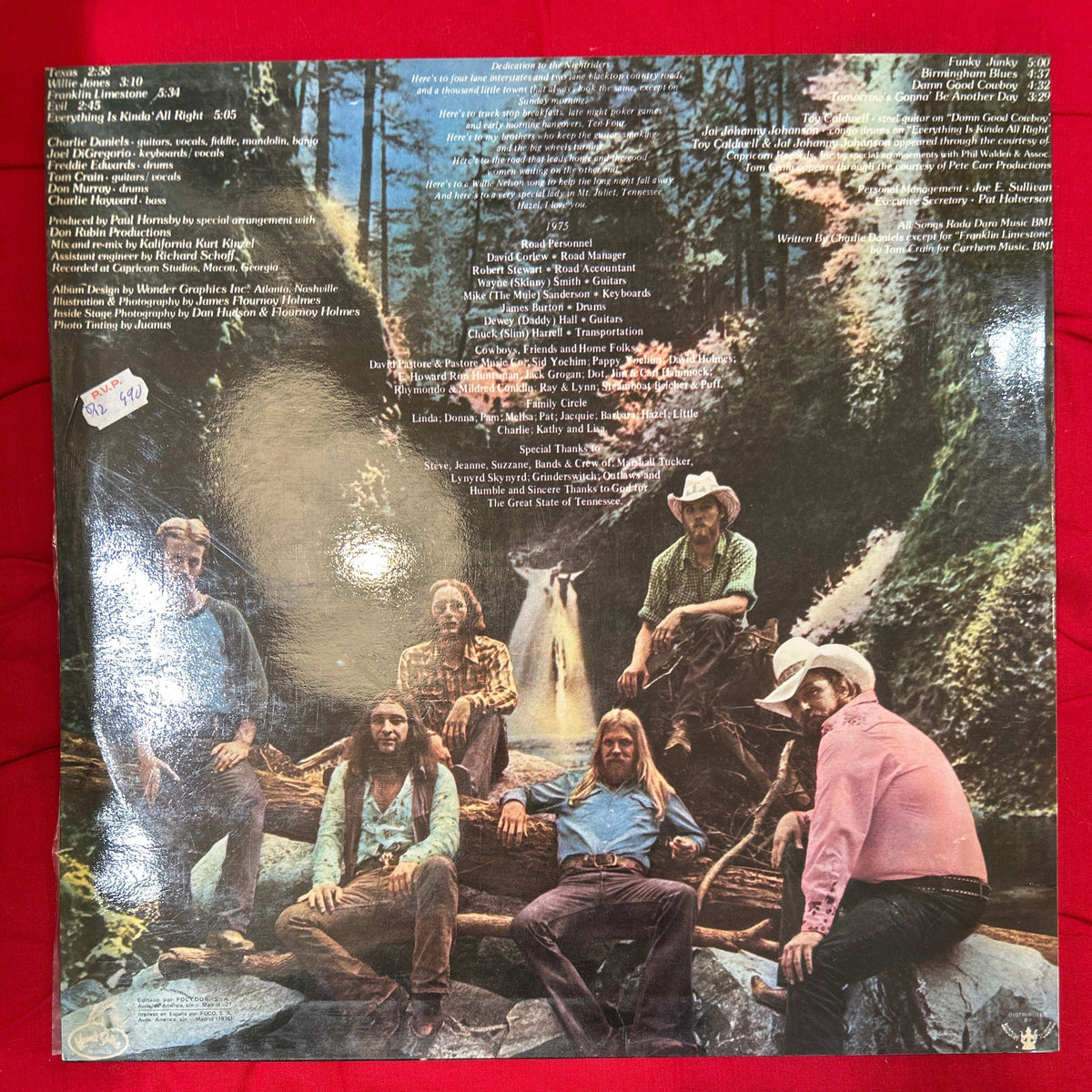 LP The Charlie Daniels Band – Nightrider 2ª Mano