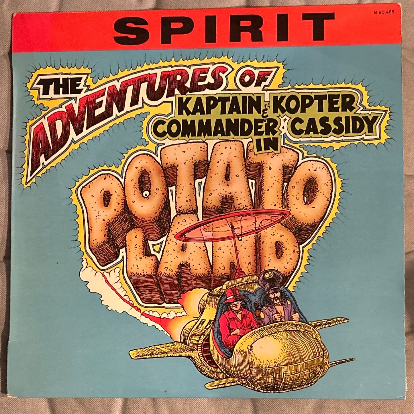 LP Spirit  ‎– The Adventures Of Kaptain Kopter & Commander Cassidy In Potato Land 2ª Mano