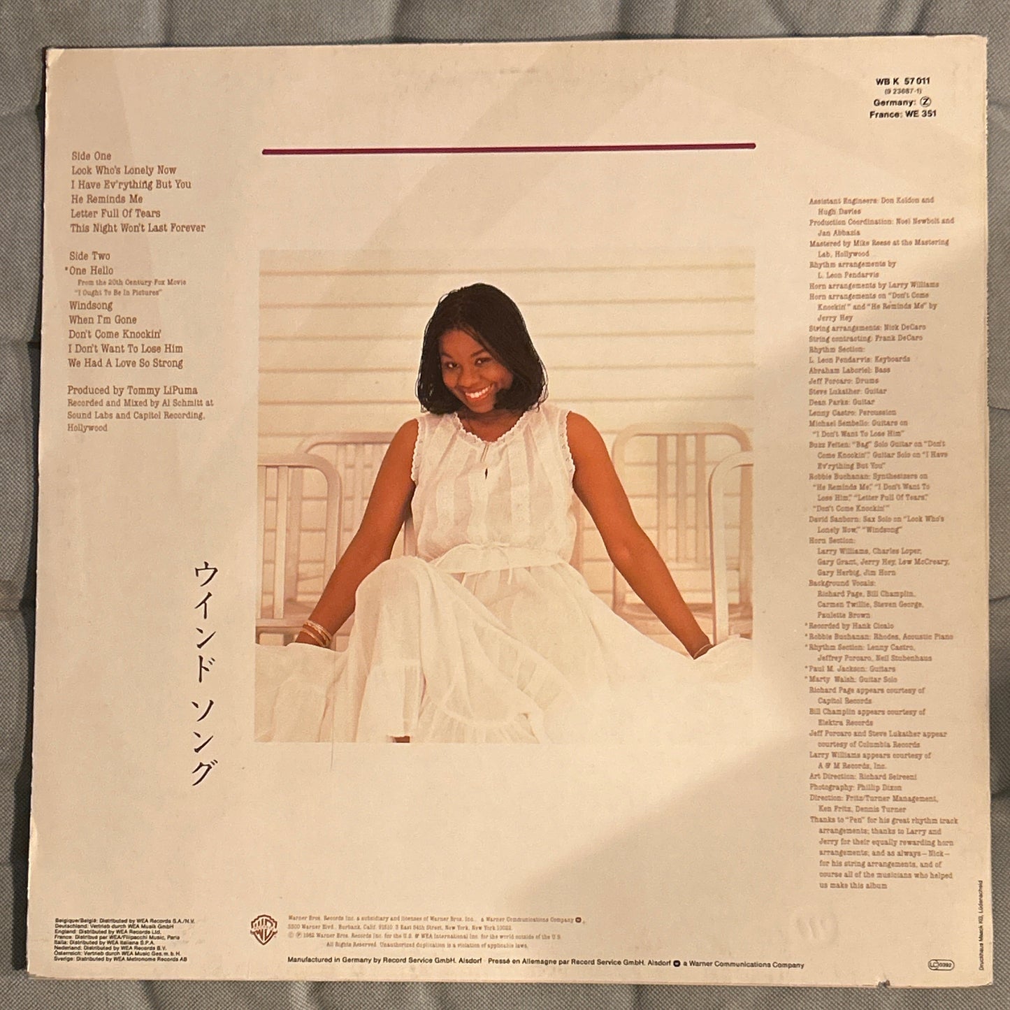 LP Randy Crawford ‎– Windsong 2ª Mano