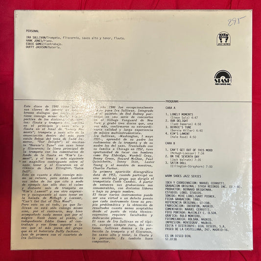 LP Ira Sullivan ‎– The Incredible Ira Sullivan 2ª Mano