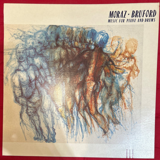 LP Moraz - Bruford ‎– Music For Piano And Drums 2ª Mano
