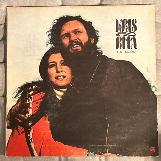 LP Kris Kristofferson Y Rita Coolidge ‎– Full Moon 2ª Mano