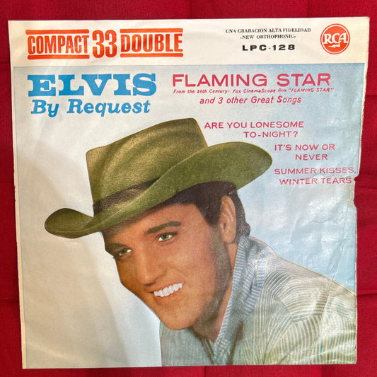 SINGLE Elvis Presley With The Jordanaires ‎– Elvis By Request 2ª Mano