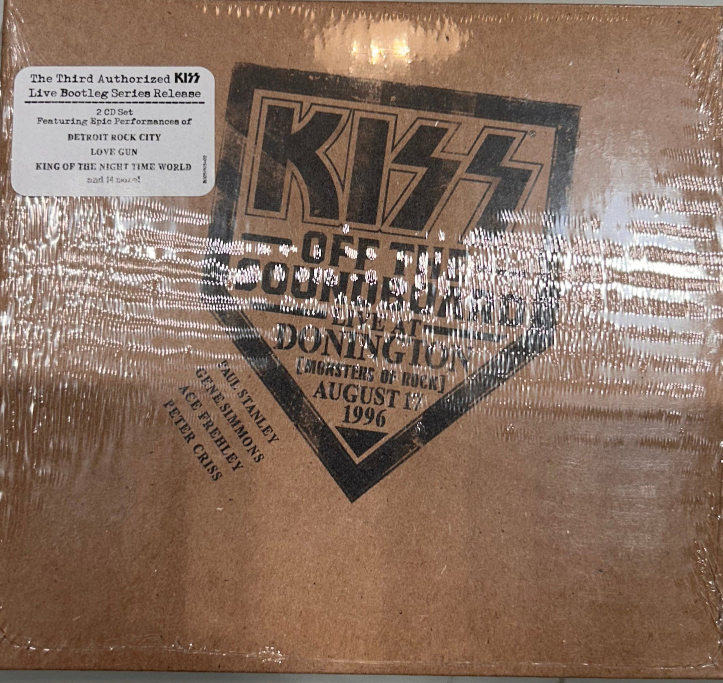 CD Kiss – Off The Soundboard Live At Donington (Monsters Of Rock) August 17, 1996 Nuevo precintado