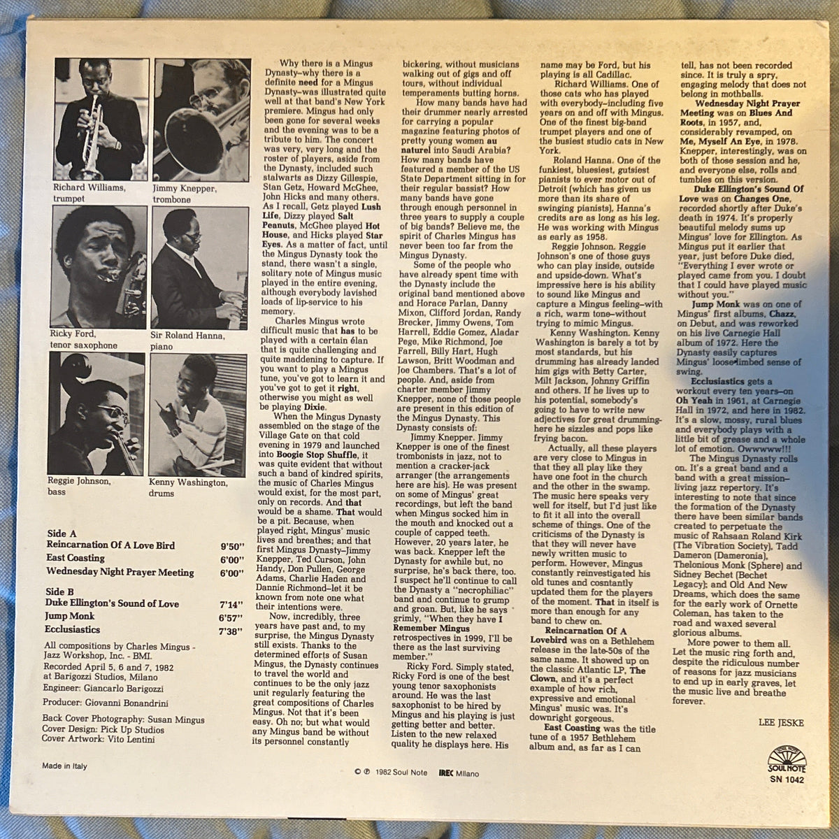 LP Mingus Dynasty ‎– Reincarnation 2ª Mano