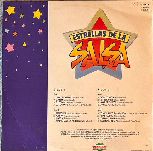 LP V/A ‎– Estrellas De La Salsa 2ª Mano