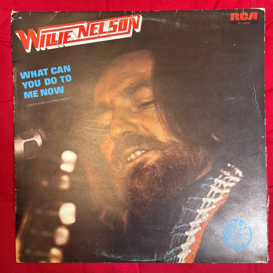 LP Willie Nelson – What Can You Do To Me Now = ¿Qué Puedes Hacerme Ahora 2ª Mano