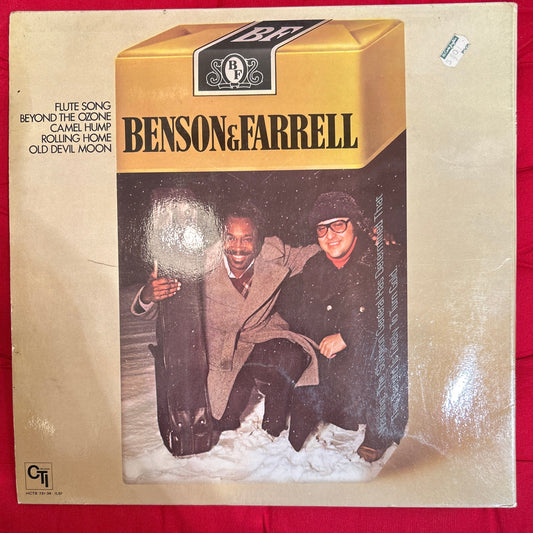 LP George Benson & Joe Farrell ‎– Benson & Farrell 2ª Mano