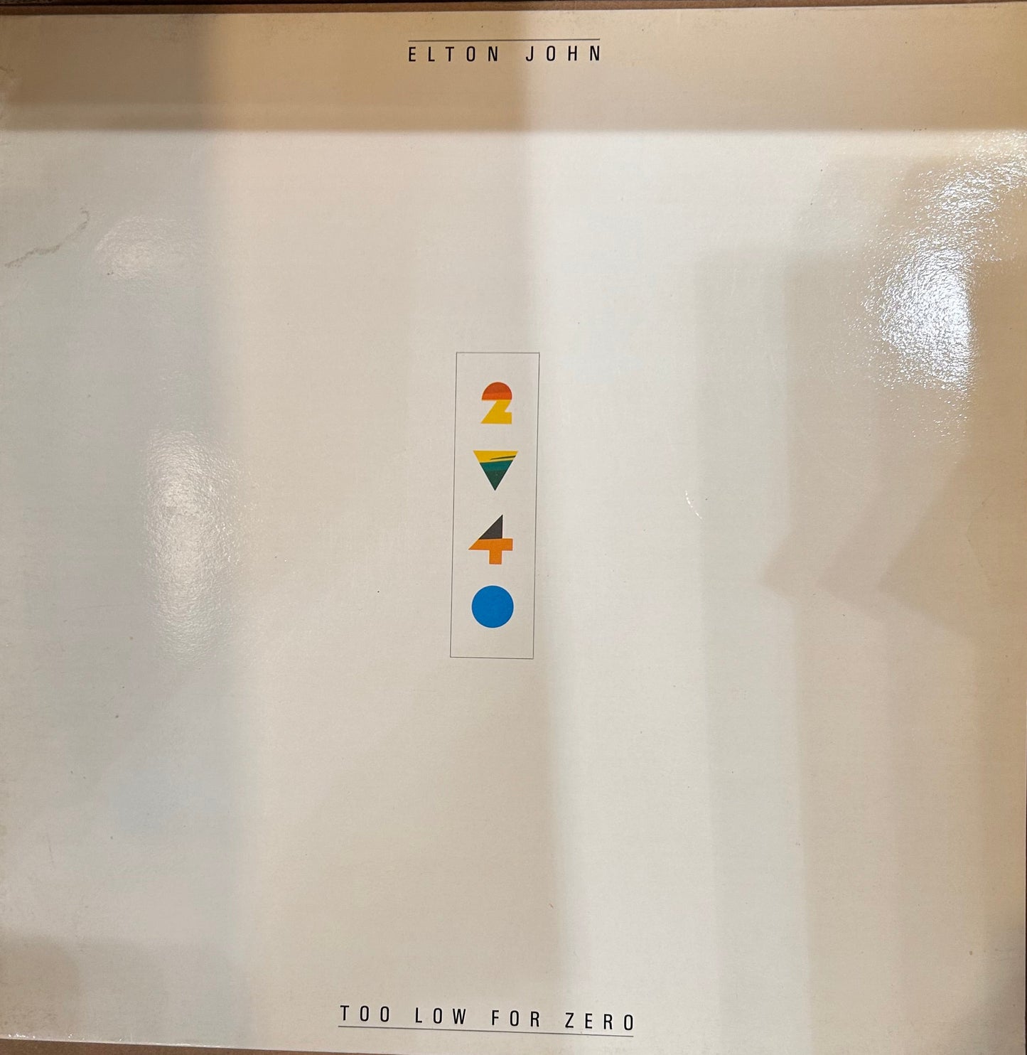 LP Elton John ‎– Too Low For Zero  2ª mano