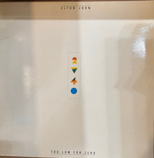 LP Elton John ‎– Too Low For Zero  2ª mano