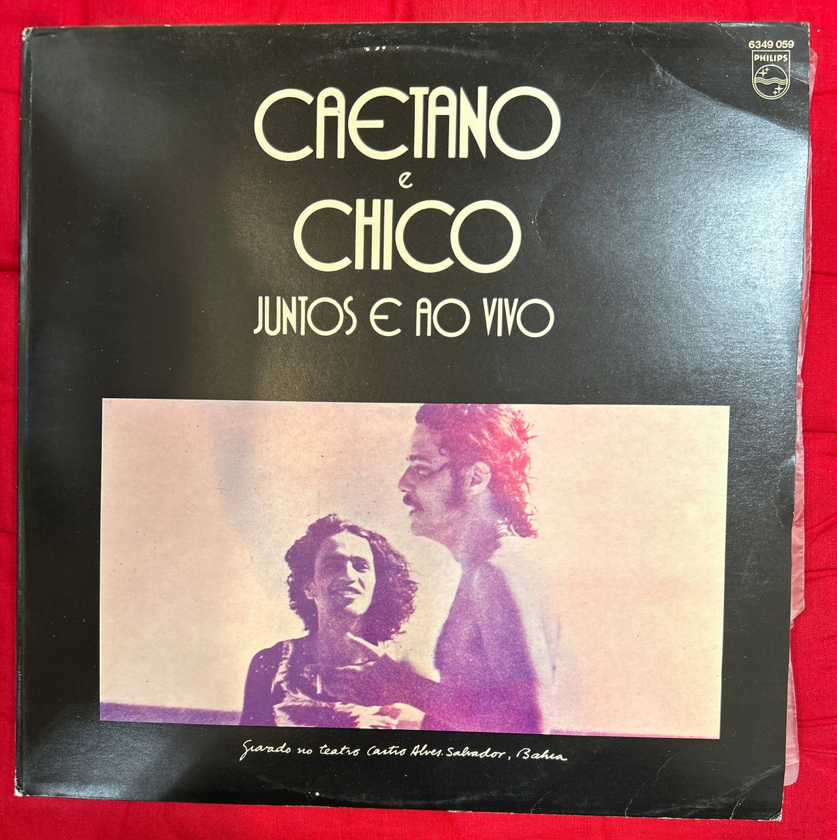 LP Caetano E Chico – Juntos E Ao Vivo 2ª Mano
