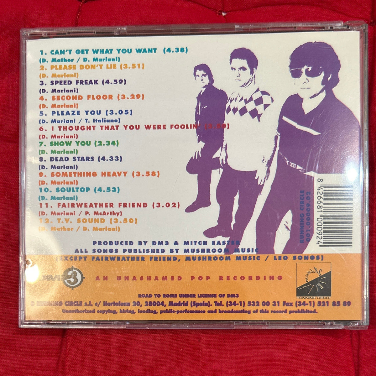 CD DM3 ‎– Road To Rome 2ª Mano
